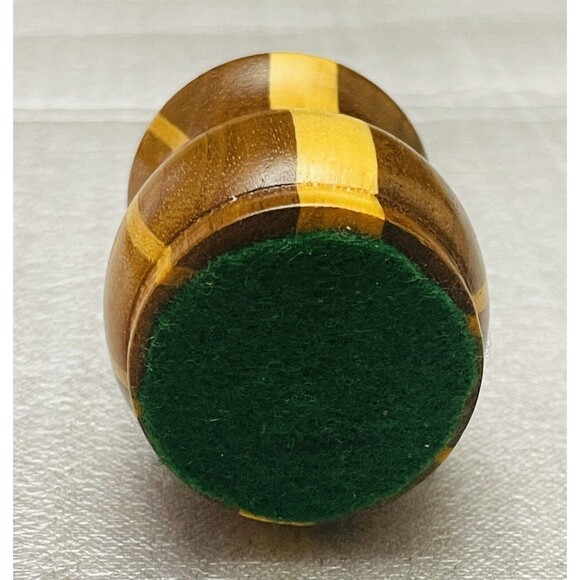 Purely Appalachia Wooden Vase Two Wood Tone Handcrafted 2.25” Authentic Heritage - Picture 7 of 8